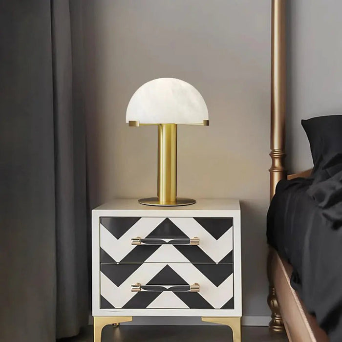 Elegance Alabaster Table Lamp - Simprolos