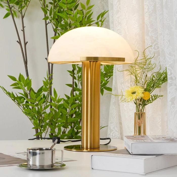 Elegance Alabaster Table Lamp - Simprolos