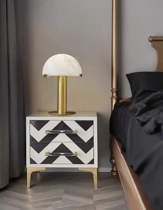 Elegance Alabaster Table Lamp - Simprolos