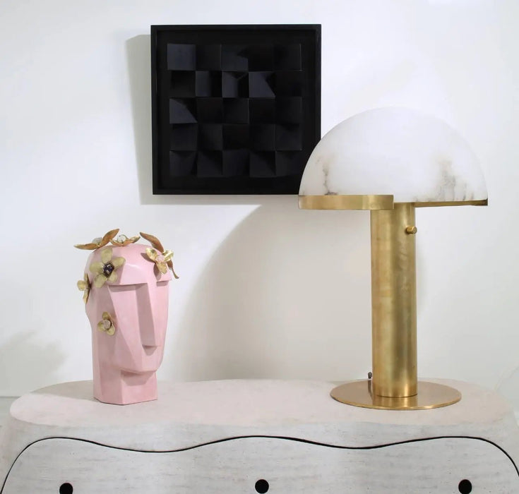 Elegance Alabaster Table Lamp - Simprolos