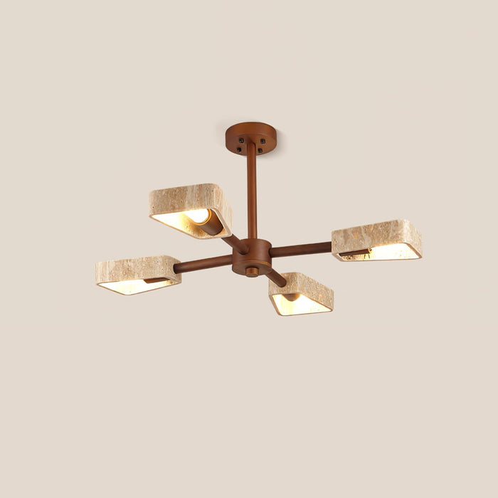 Elementa Travertone Chandelier - Simprolos