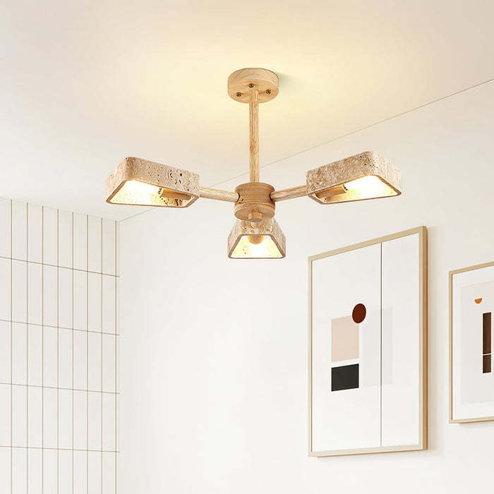 Elementa Travertone Chandelier - Simprolos