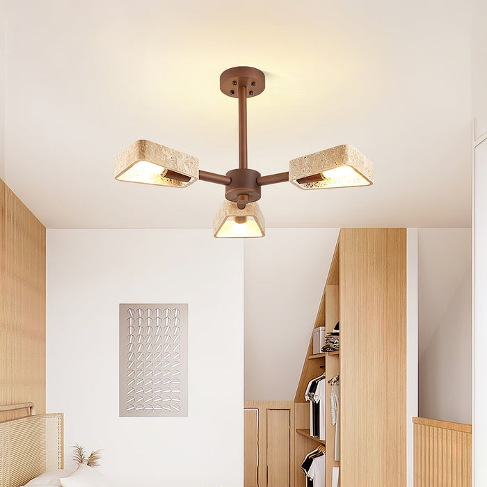 Elementa Travertone Chandelier - Simprolos