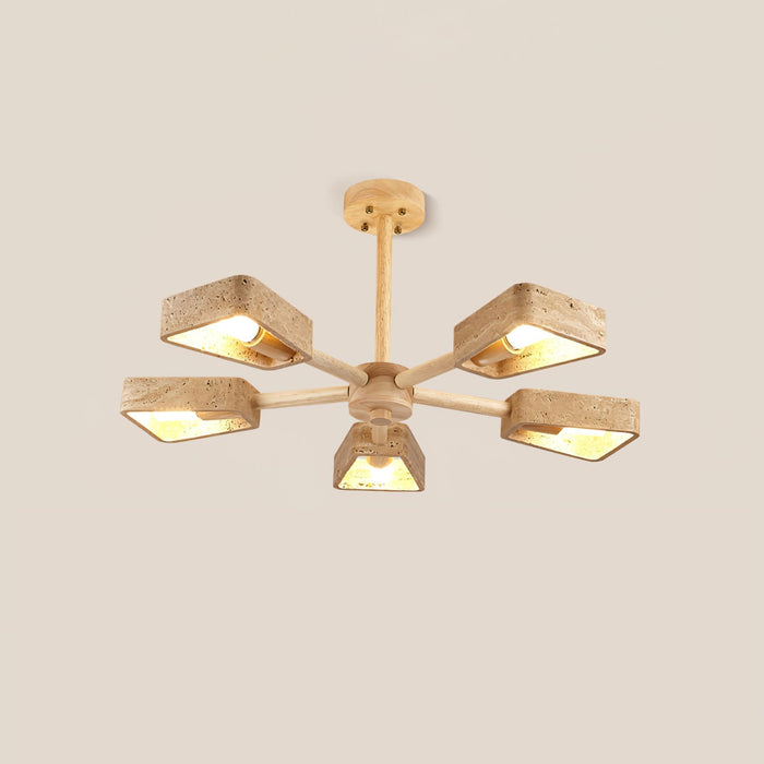 Elementa Travertone Chandelier - Simprolos
