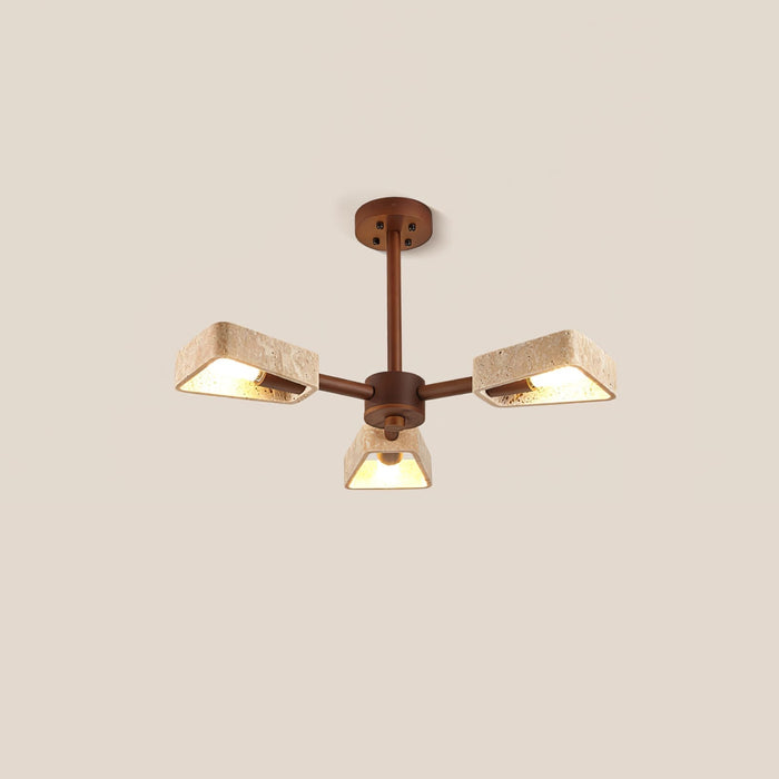 Elementa Travertone Chandelier - Simprolos