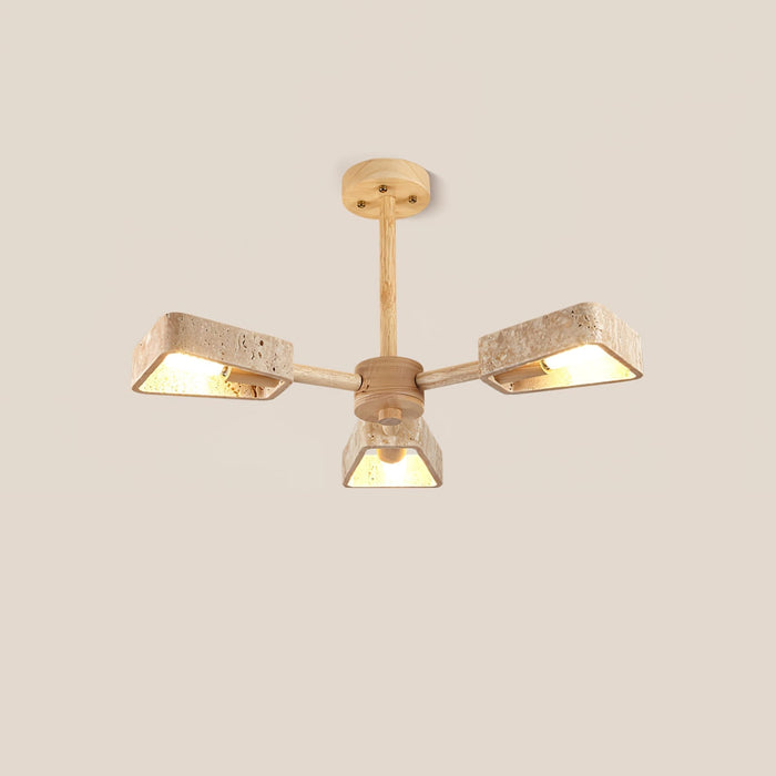 Elementa Travertone Chandelier - Simprolos