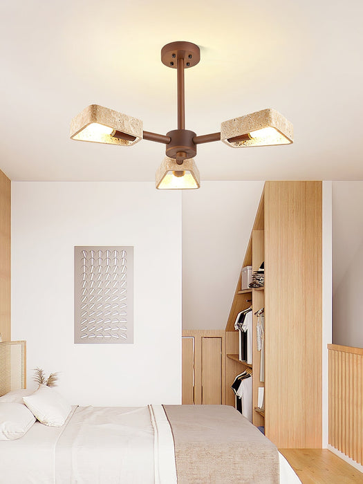 Elementa Travertone Chandelier - Simprolos