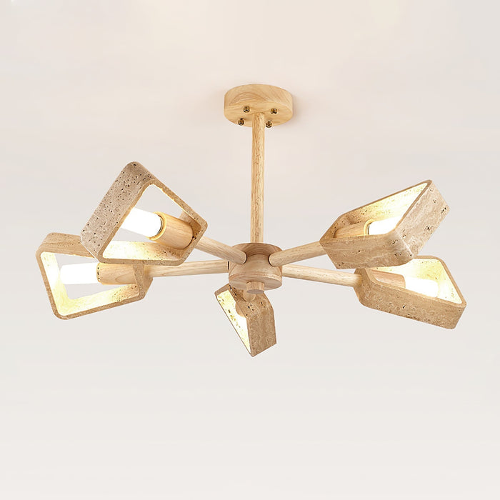 Elementa Travertone Chandelier - Simprolos