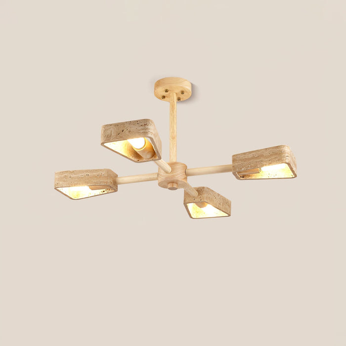 Elementa Travertone Chandelier - Simprolos