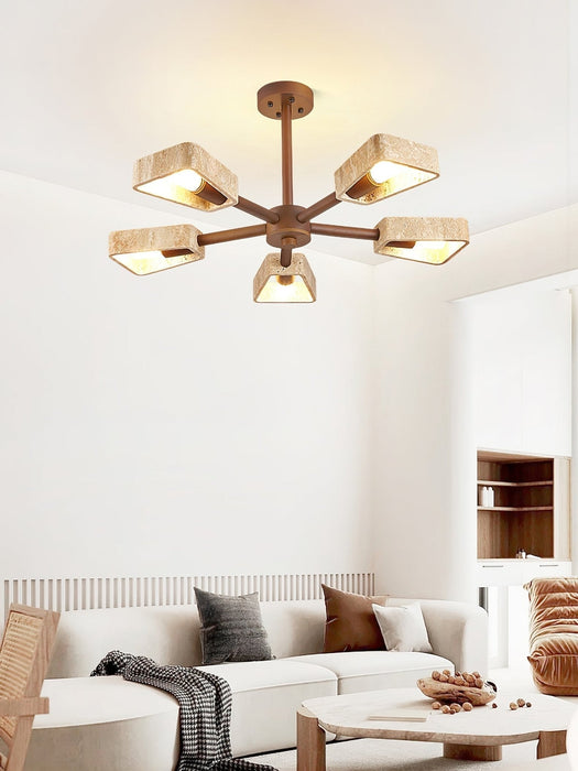 Elementa Travertone Chandelier - Simprolos