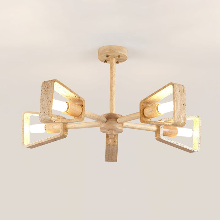 Elementa Travertone Chandelier - Simprolos