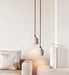 Elemental Travertine Mini Pendant Lamp - Simprolos