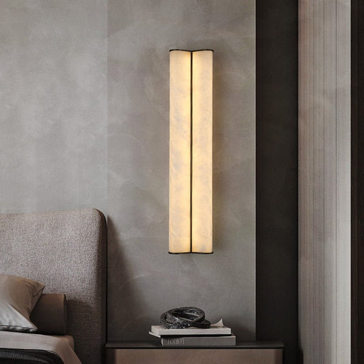 Elion Twin Alabaster Wall Light - Simprolos