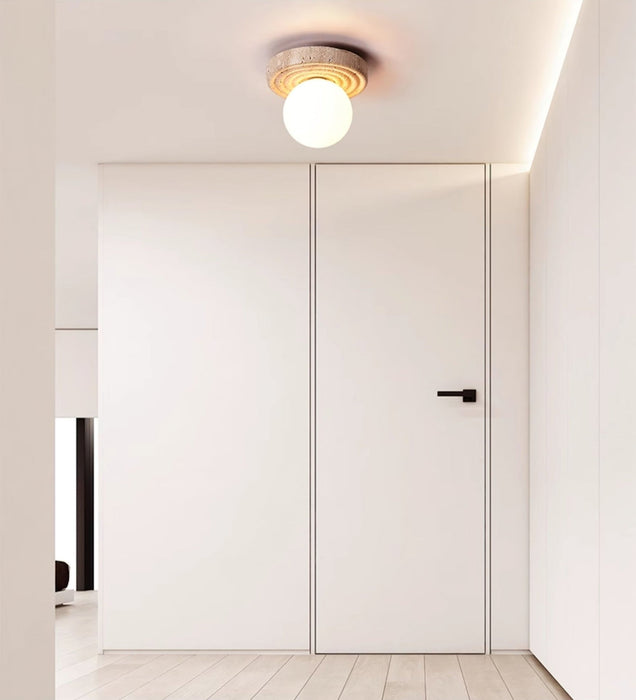 Elira Travertine Ceiling Light - Simprolos
