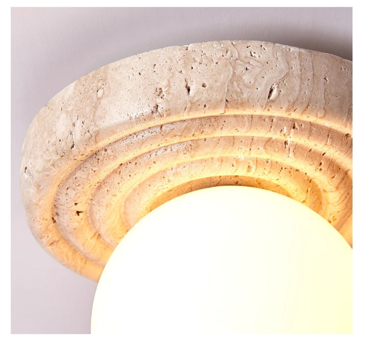 Elira Travertine Ceiling Light - Simprolos