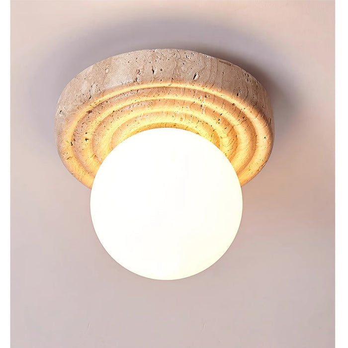 Elira Travertine Ceiling Light - Simprolos