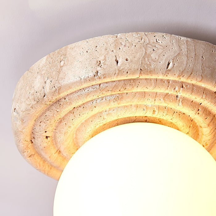 Elira Travertine Ceiling Light - Simprolos