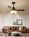 Elira Vintage Ceiling Fan Light - Simprolos