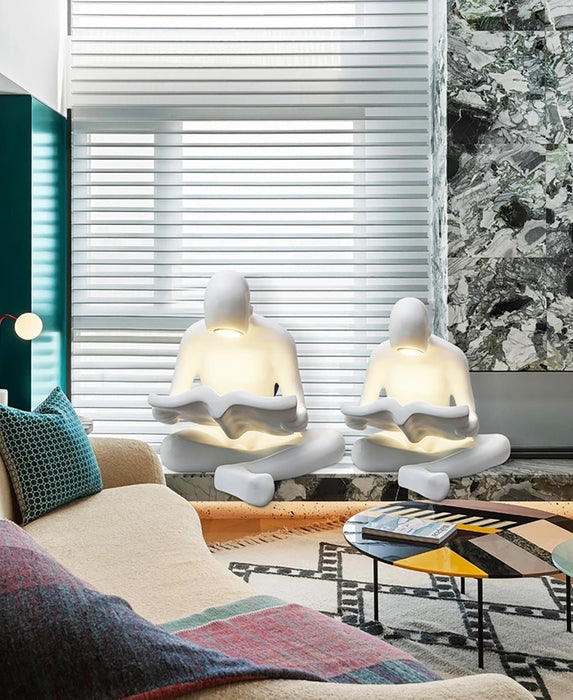 Elliott Reading Sculpture Floor Lamp - Simprolos