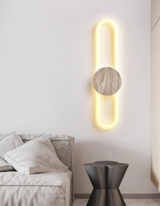 Eloen Travertine Wall Light - Simprolos