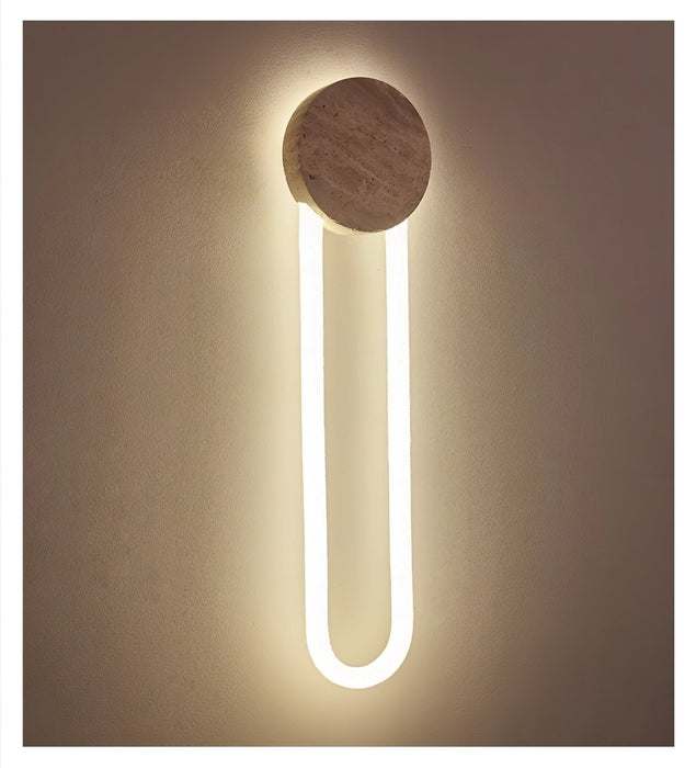 Eloen Travertine Wall Light - Simprolos