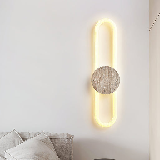Eloen Travertine Wall Light - Simprolos