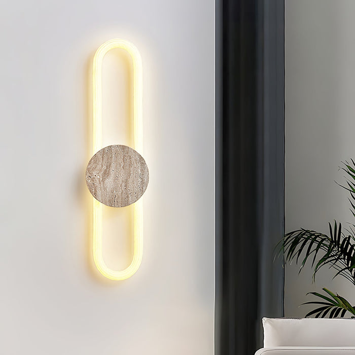 Eloen Travertine Wall Light - Simprolos