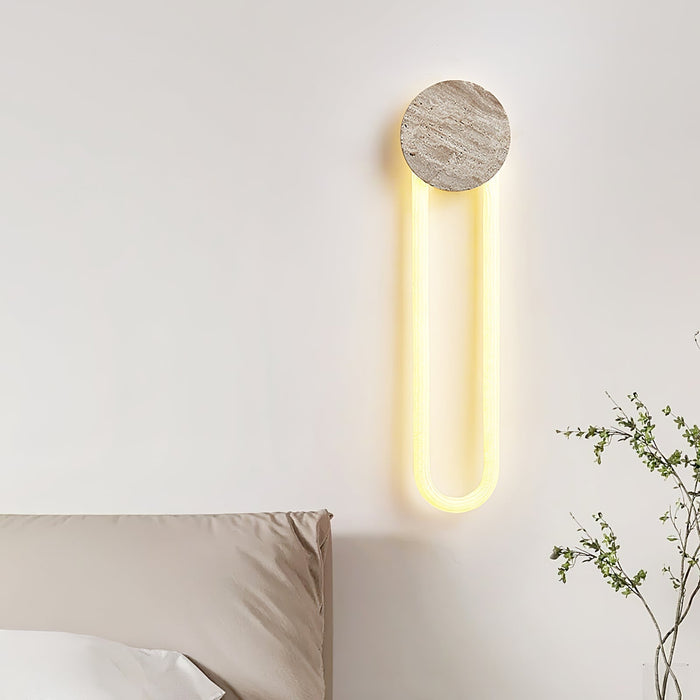 Eloen Travertine Wall Light - Simprolos