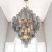 Eloria Glass Diamond Chandelier - Simprolos