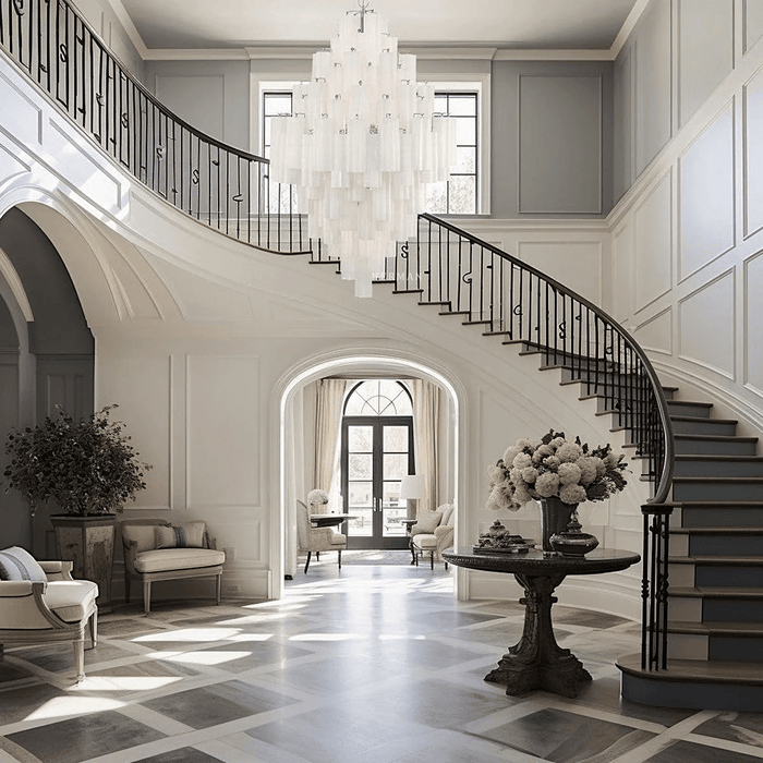 Eloria Glass Diamond Chandelier - Simprolos