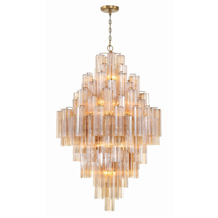 Eloria Glass Diamond Chandelier - Simprolos
