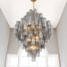 Eloria Glass Diamond Chandelier - Simprolos