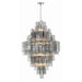 Eloria Glass Diamond Chandelier - Simprolos