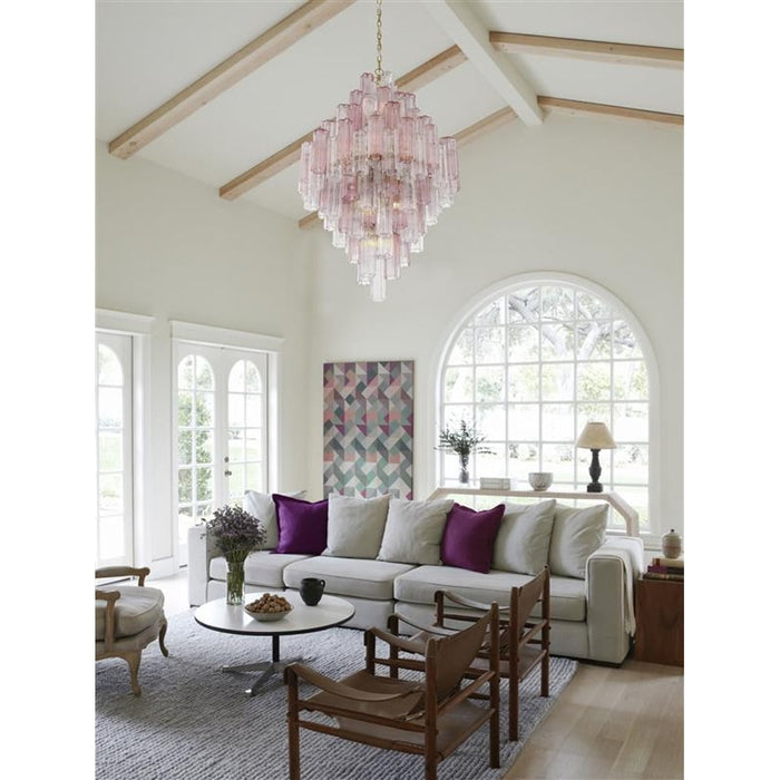 Eloria Glass Diamond Chandelier - Simprolos