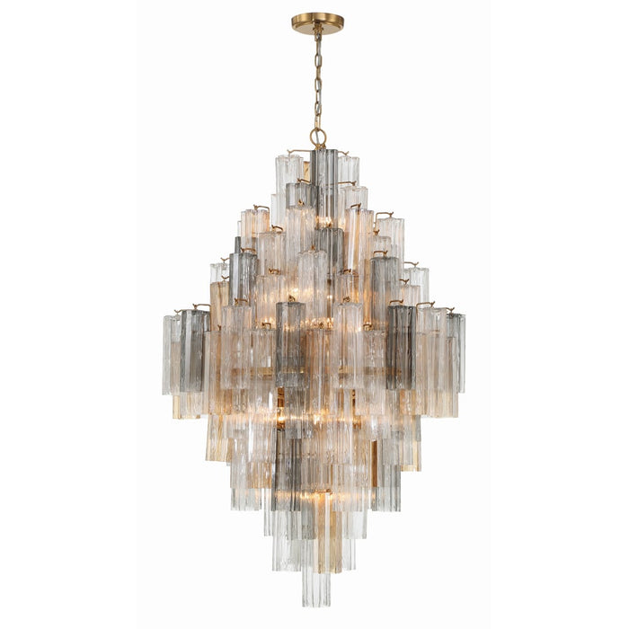 Eloria Glass Diamond Chandelier - Simprolos