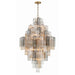 Eloria Glass Diamond Chandelier - Simprolos