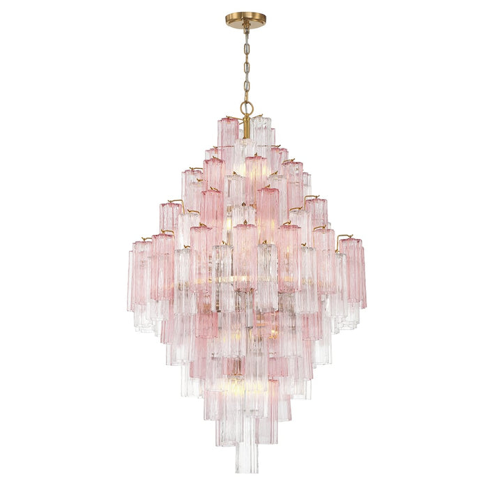 Eloria Glass Diamond Chandelier - Simprolos