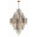 Eloria Glass Diamond Chandelier - Simprolos