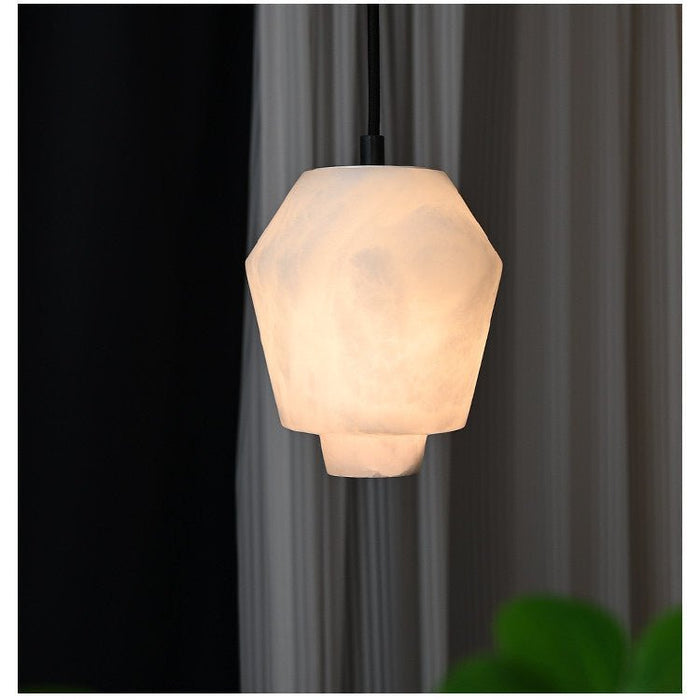 Elvian Alabaster Pendant Light - Simprolos