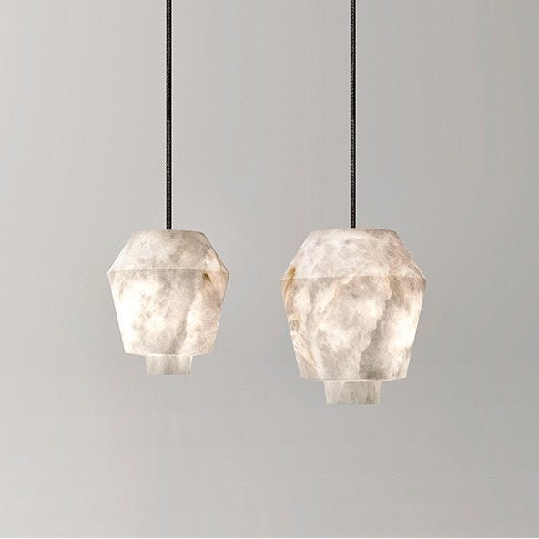 Elvian Alabaster Pendant Light - Simprolos
