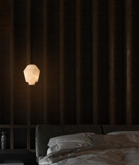 Elvian Alabaster Pendant Light - Simprolos