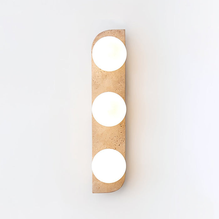 Elysian Travertine Wall Light - Simprolos