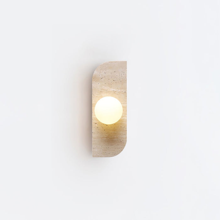 Elysian Travertine Wall Light - Simprolos
