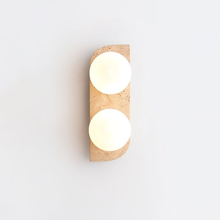 Elysian Travertine Wall Light - Simprolos