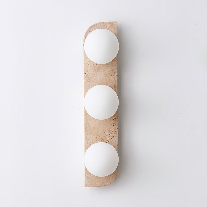 Elysian Travertine Wall Light - Simprolos