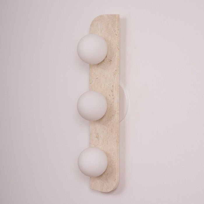 Elysian Travertine Wall Light - Simprolos