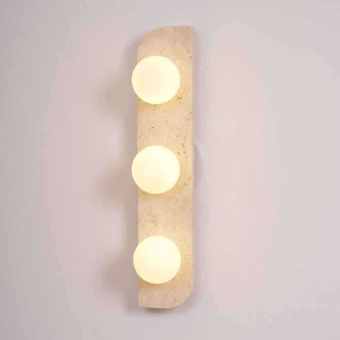 Elysian Travertine Wall Light - Simprolos