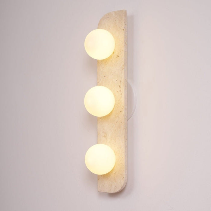 Elysian Travertine Wall Light - Simprolos