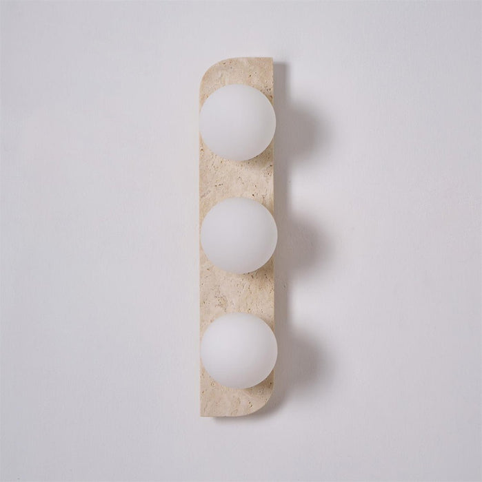 Elysian Travertine Wall Light - Simprolos