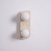 Elysian Travertine Wall Light - Simprolos